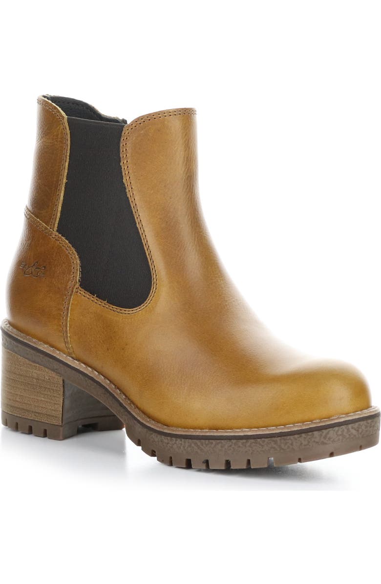 Bos. & Co. Mercy Waterproof Zip Bootie, Main, color, Camel Gobi