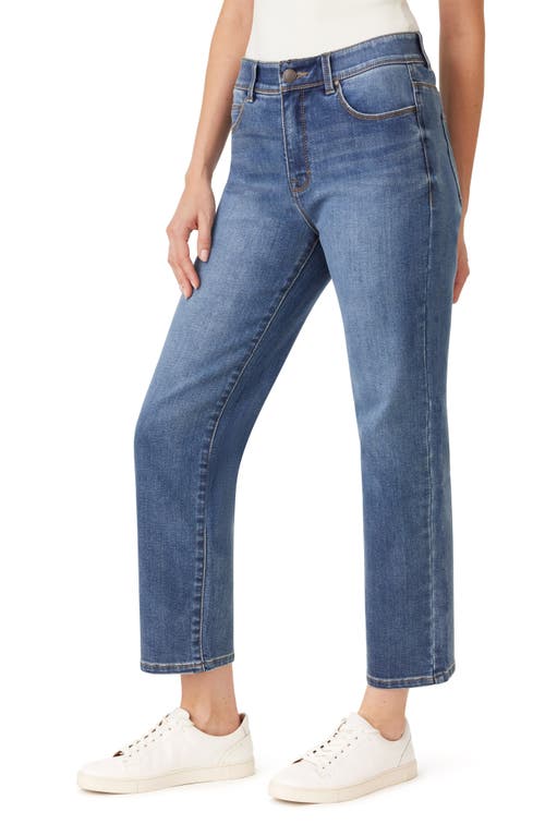 Curve Appeal Rae High Waist Straight Leg Jeans In Capri