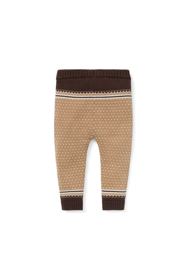Baby Fair Isle Sweater Pant, Alternate, color, Brown