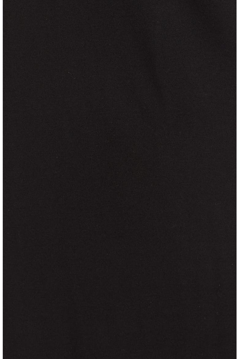 Drawstring Jersey Maxi Dress, Alternate, color, BLACK