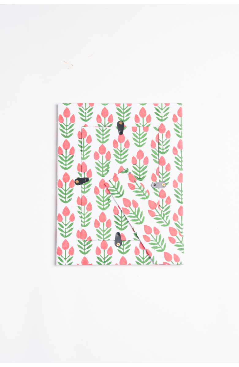 Inner Child Blockprint Picture Frame, Alternate, color, Red Poppy