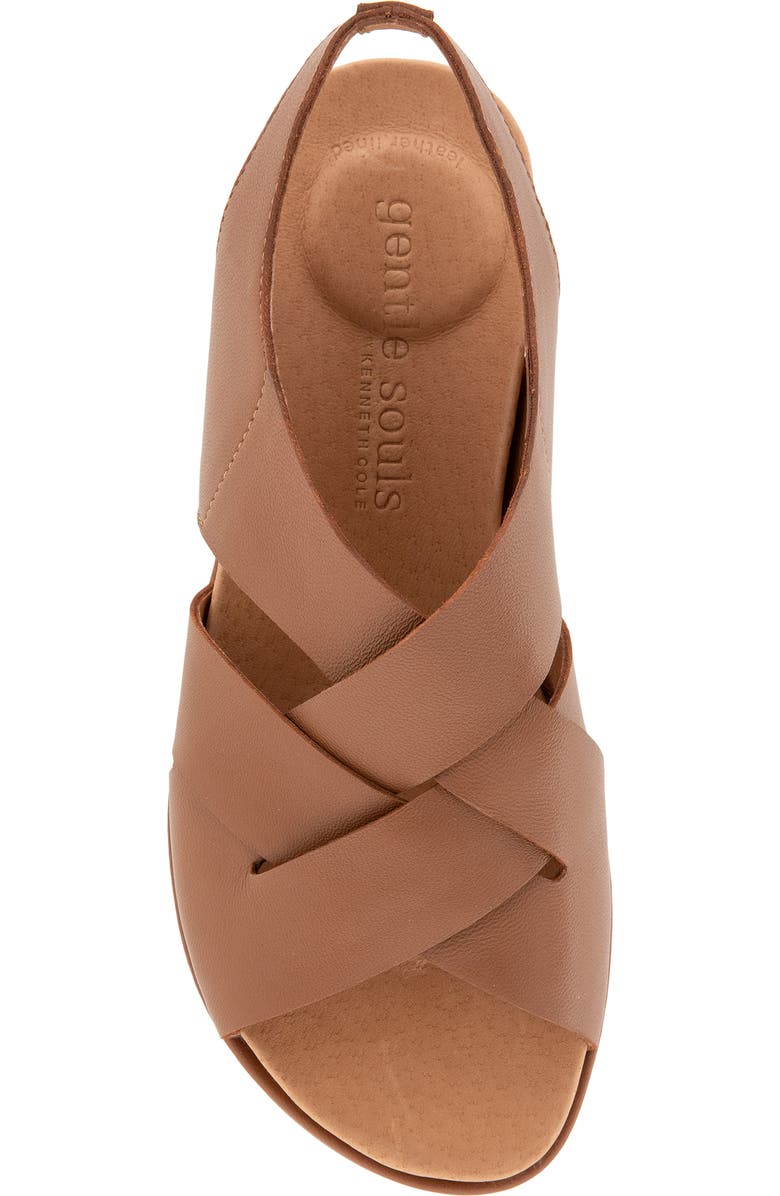 Gentle Souls Laken Slingback Sandal, Alternate, color, Luggage Leather