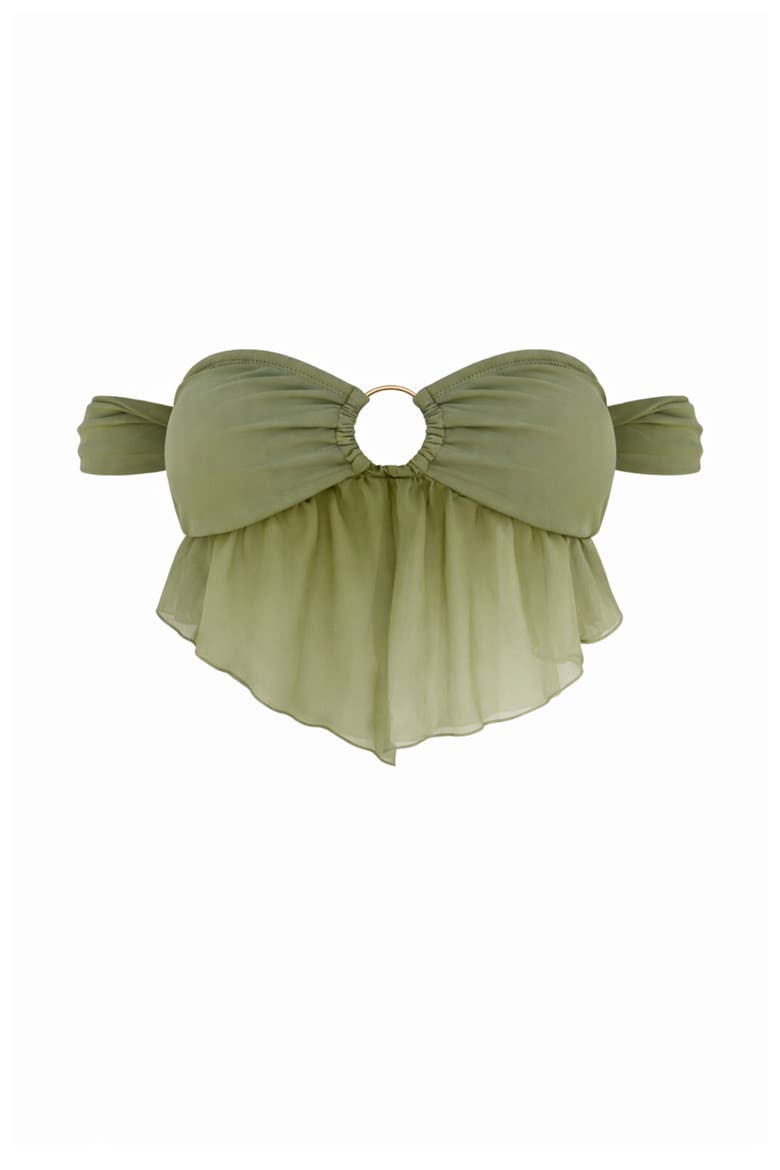 Camilla Bikini Top, Main, color, Green