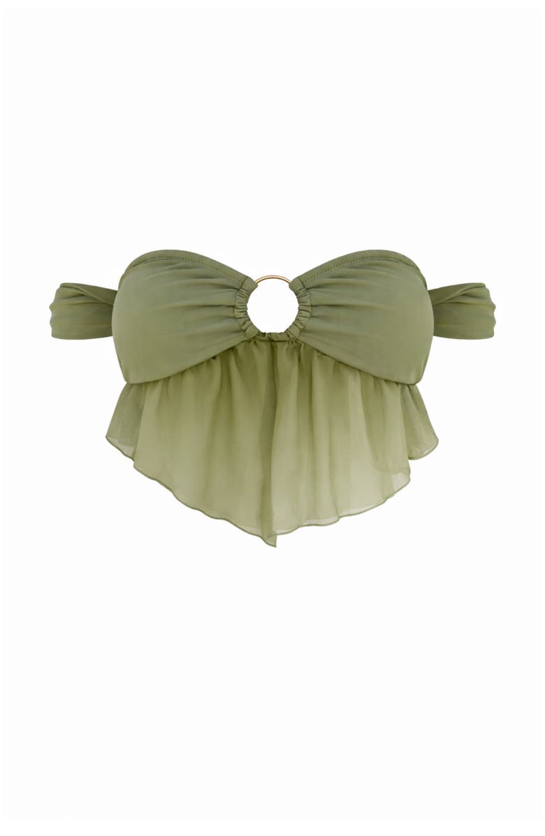 Ivy Swimwear Camilla Bikini Top, Main, color, Green