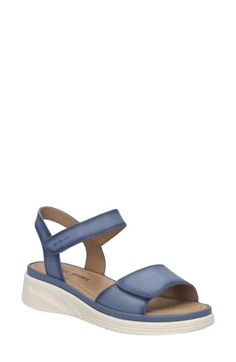 Severan Ankle Strap Platform Wedge Sandal (Women)