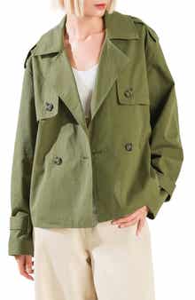 FREEMARKET Solid Cotton Jacket