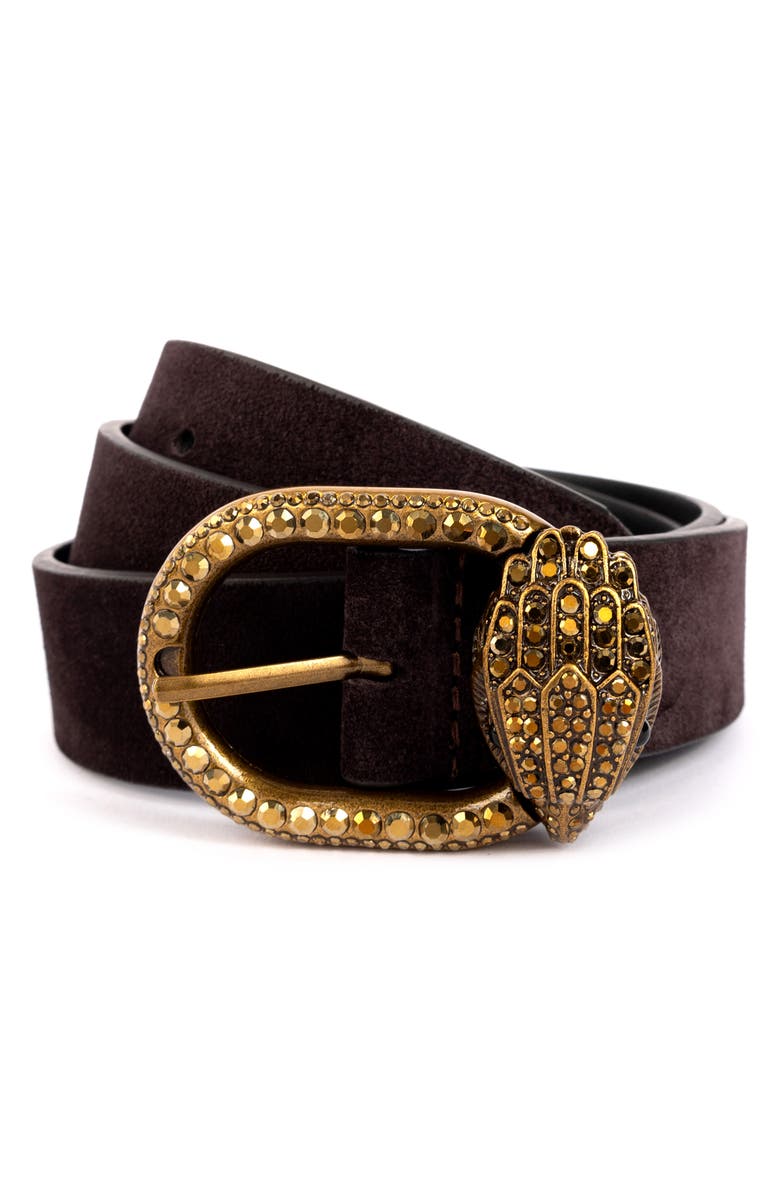 Kurt Geiger London Mayfair Suede Belt, Main, color,