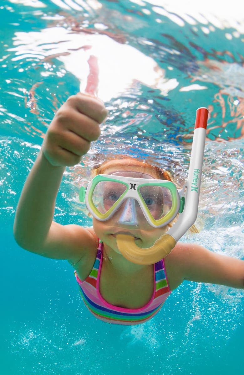 Hurley Kids' Snorkel Set, Alternate, color,