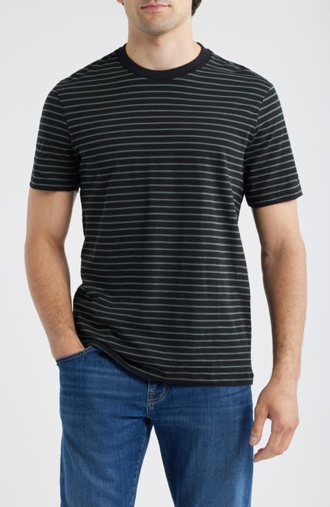 Stripe Crewneck T-Shirt