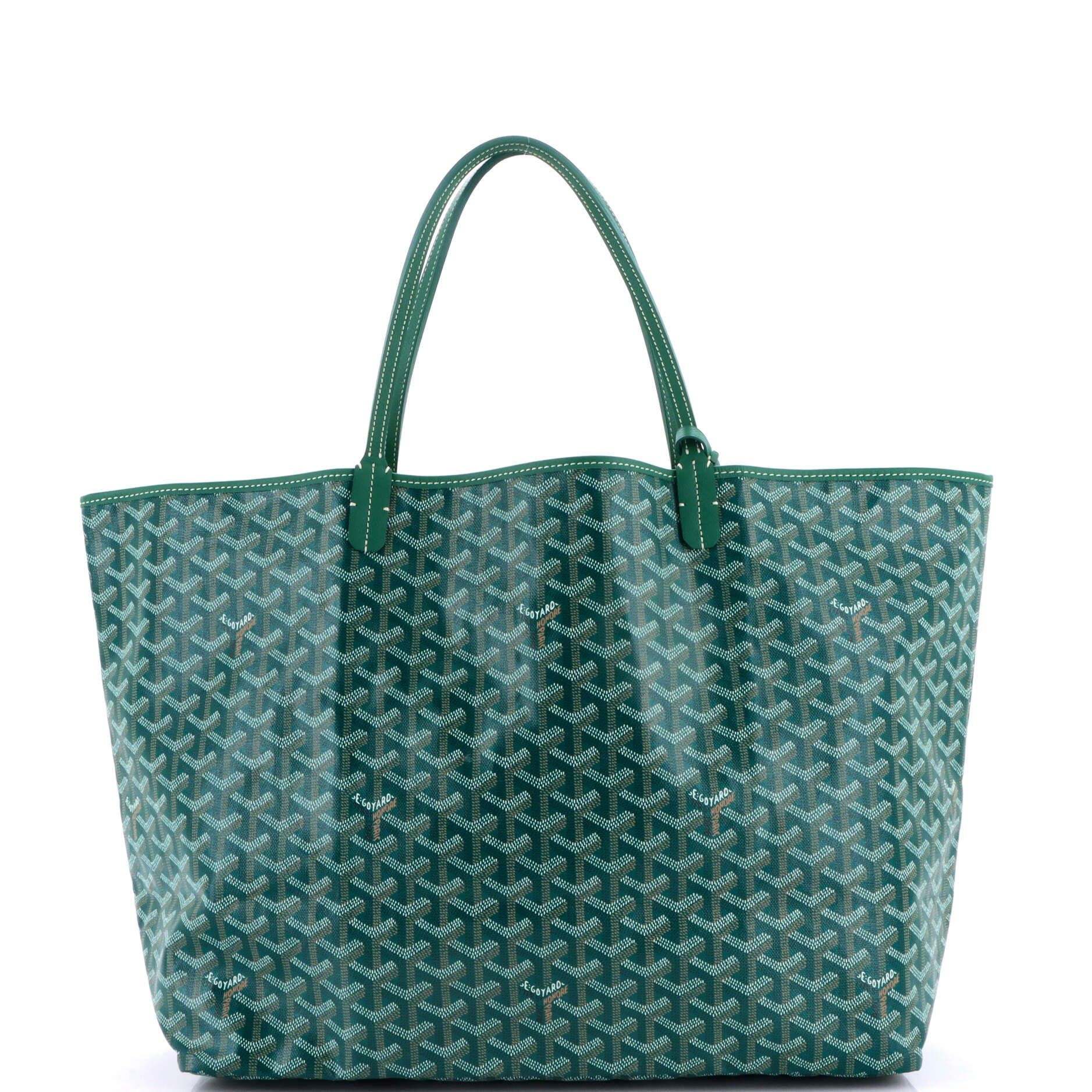 Pre-Owned Goyard Saint Louis Tote Coated Canvas GM, Alternate, color, Green