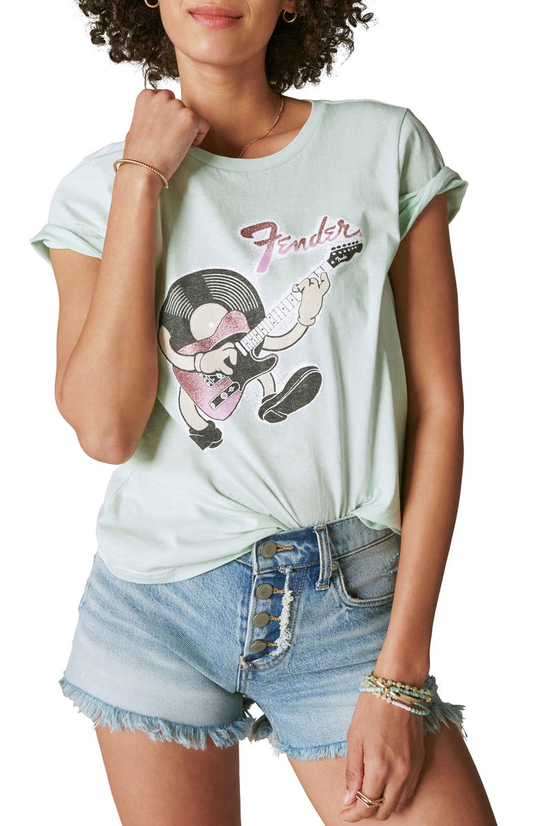 Lucky Brand Fender Classic Graphic T-Shirt, Main, color,
