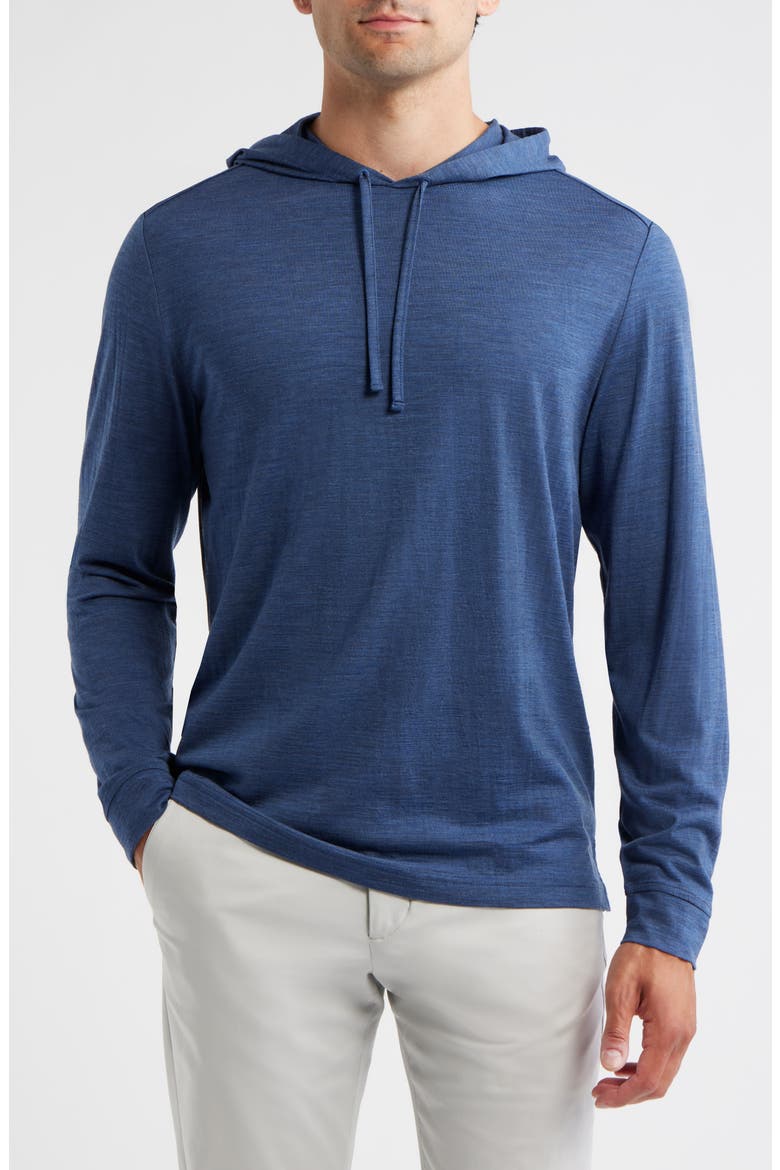 Merino Wool Hoodie, Main, color, PACIFIC