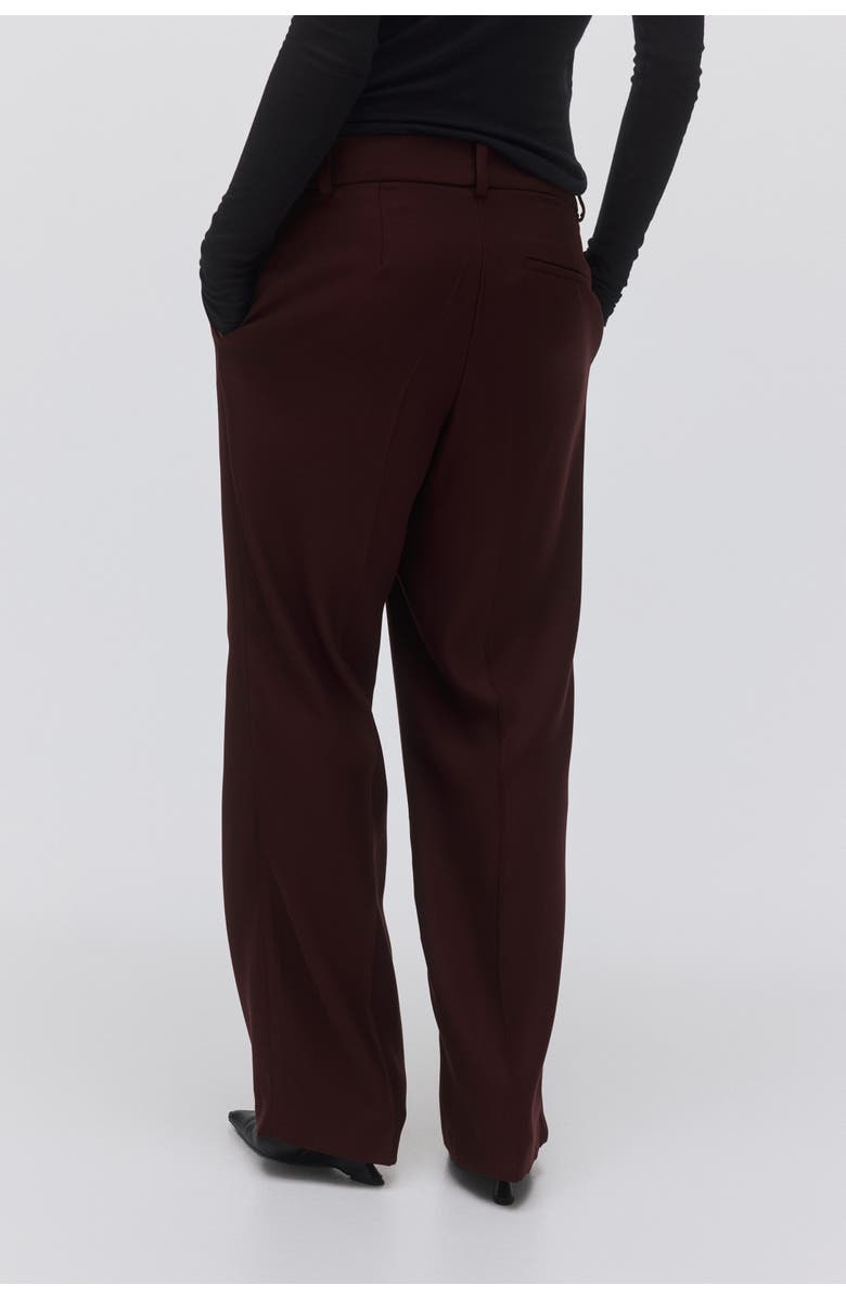 H&M Suit Trousers, Alternate, color, Burgundy
