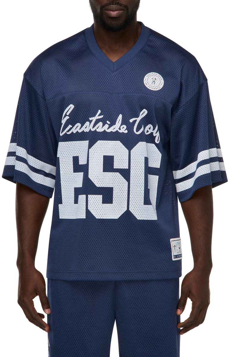 Eastside Golf Walk-On Graphic Jersey, Main, color, Midnight Navy