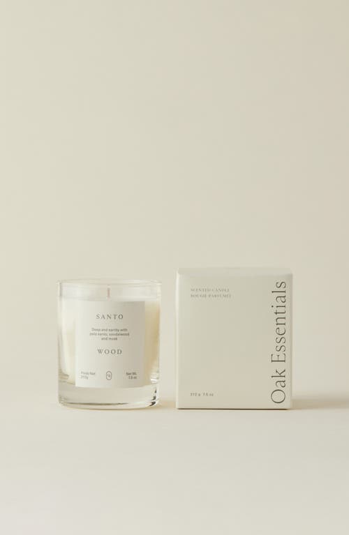 Oak Essentials Santo Wood Candle In No Color
