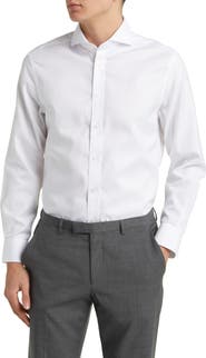 Charles Tyrwhitt Non-Iron Twill Extreme Cutaway Slim Fit Single Cuff