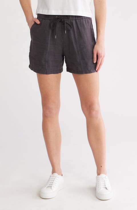 Linen Drawstring Shorts