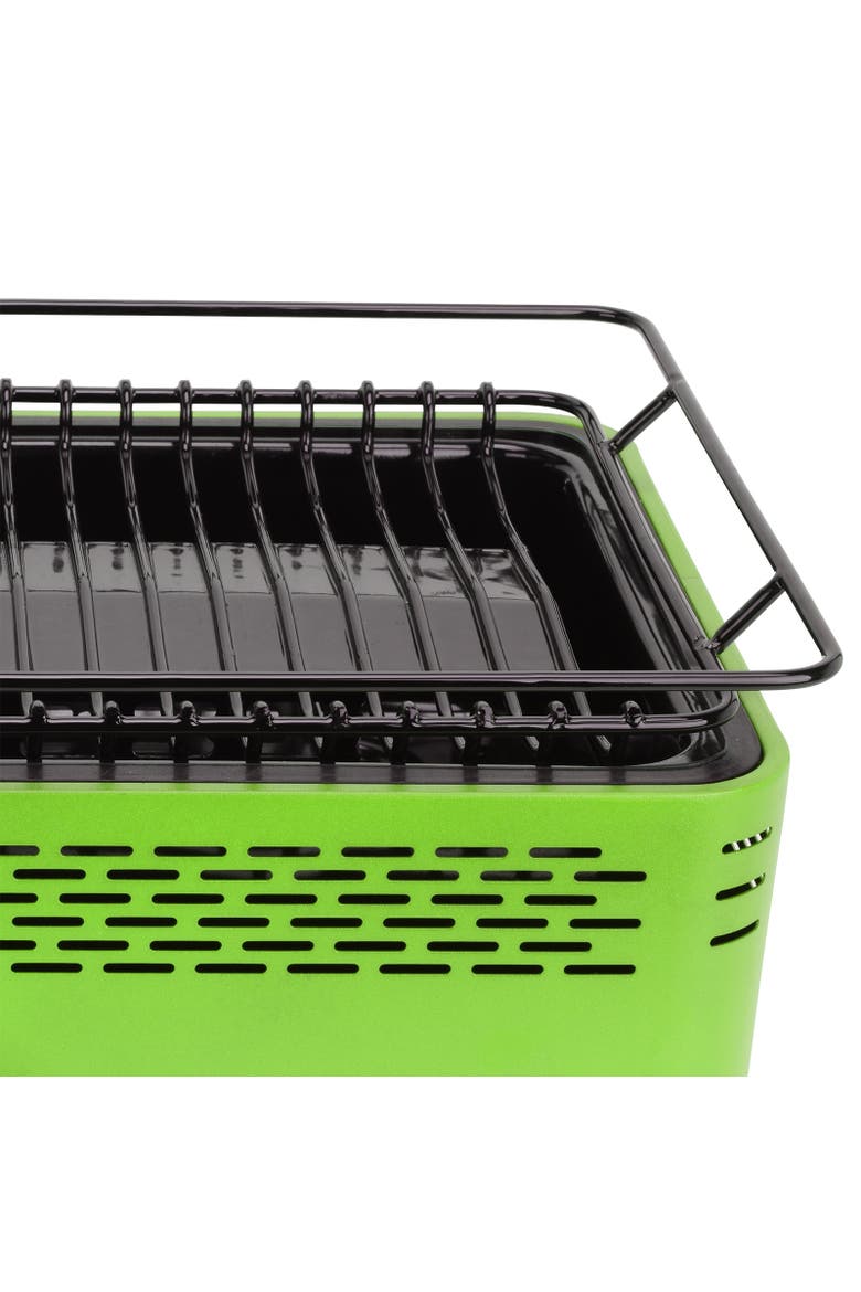 BBF-31G Non-Stick Smokeless Portable BBQ, Green, Alternate, color, Green