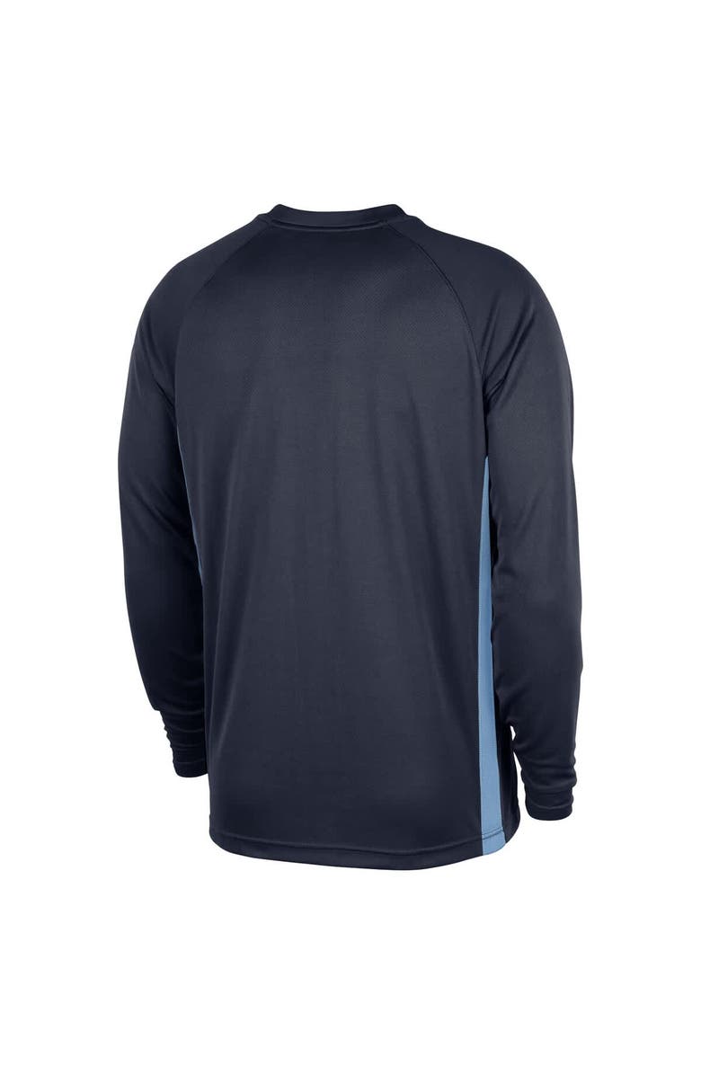 Nike Men's Nike Navy Memphis Grizzlies 2025/26 Authentic Pre-Game Legend Dri-FIT Long Sleeve Shooting Shirt, Alternate, color, Navy