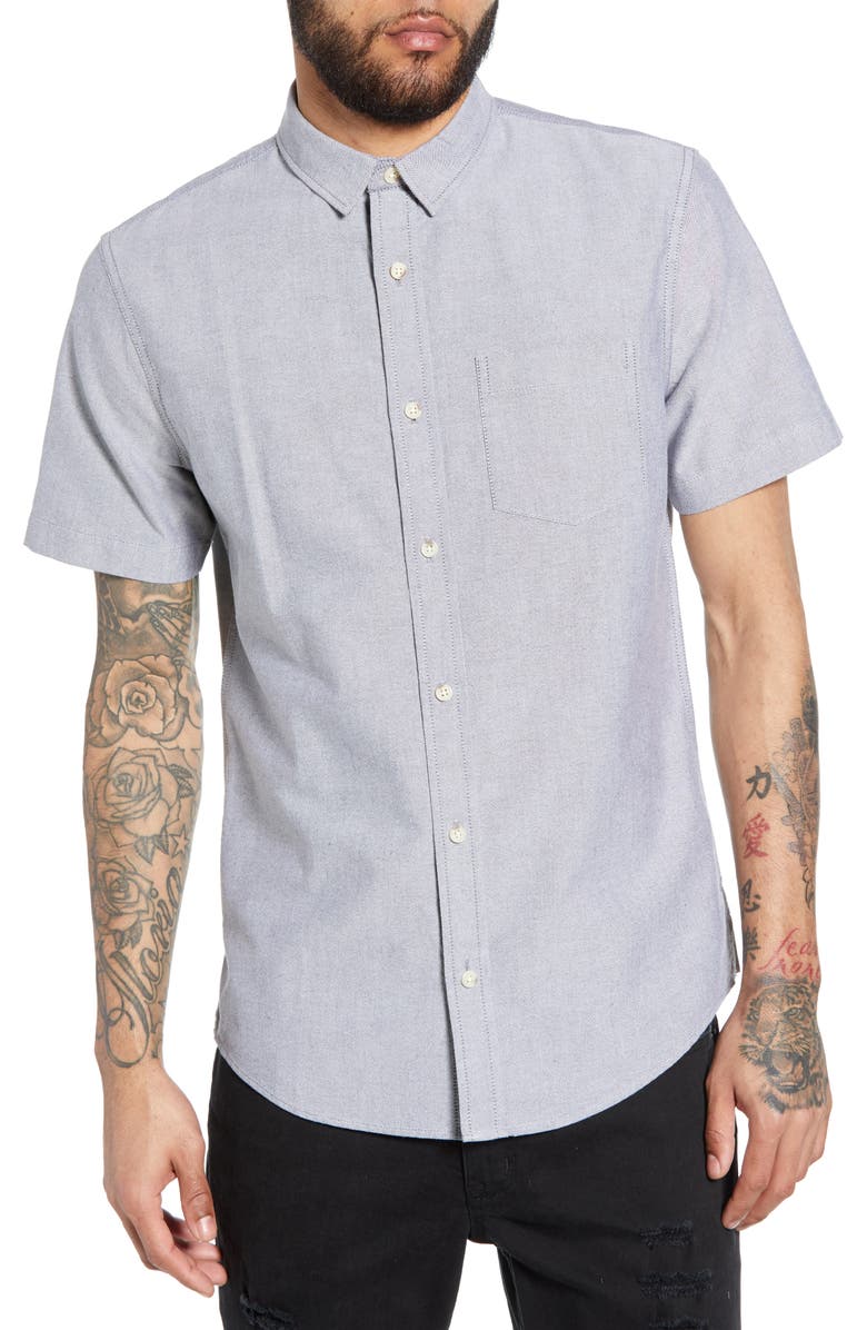 BP. Oxford Cloth Woven Shirt, Main, color,