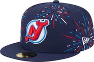 New Era Men's New Era  Navy New Jersey Devils Americana Fireworks 59FIFTY Fitted Hat