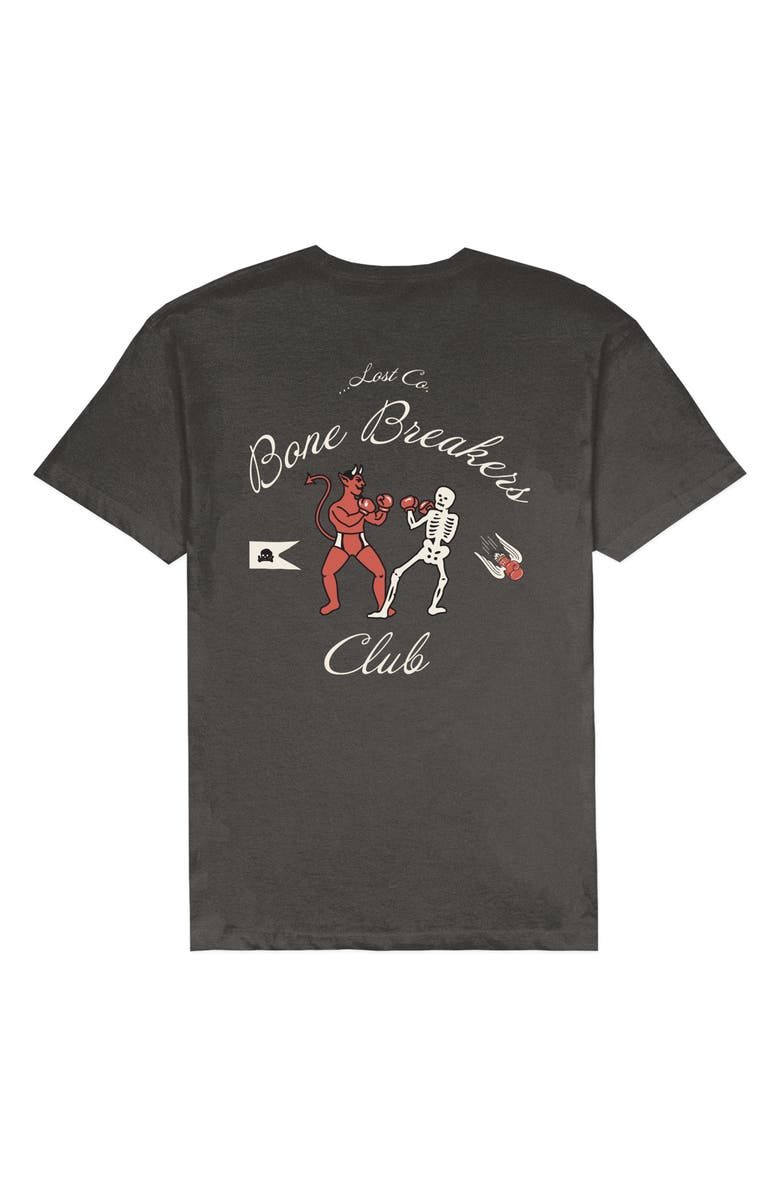 Lost Bone Breaker Club Graphic T-Shirt, Alternate, color, Vintage Black