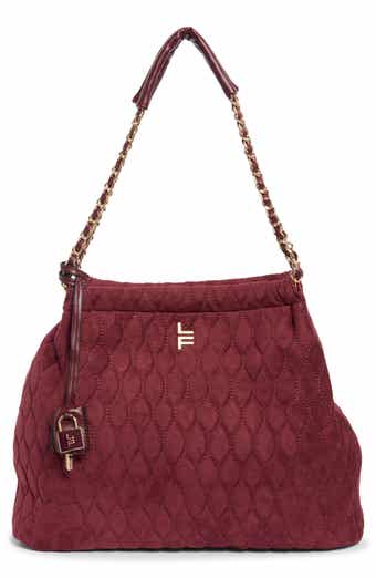 Quilted Faux Suede Hobo