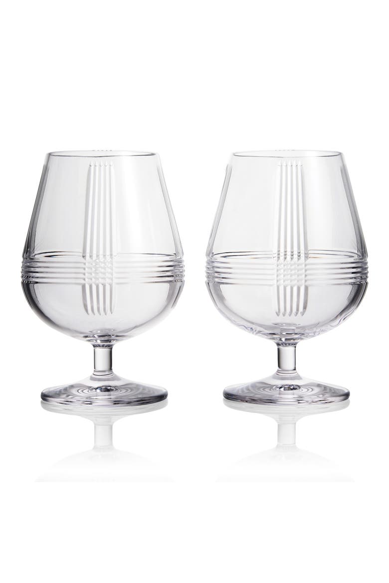 Marquis Vector Set of 2 Crystal Brandy Glasses, Main, color, NONE