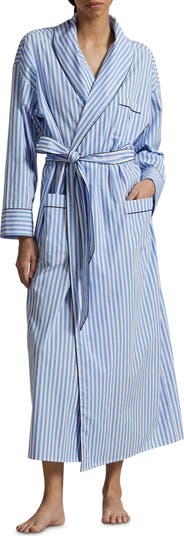 Heritage Stripe Cotton Blend Robe