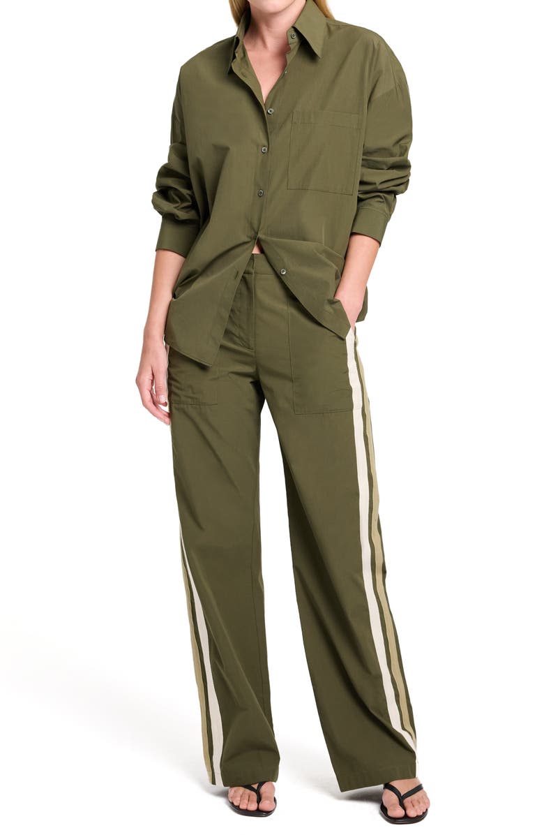 TWP Something Borrowed Shirt, Alternate, color, Military