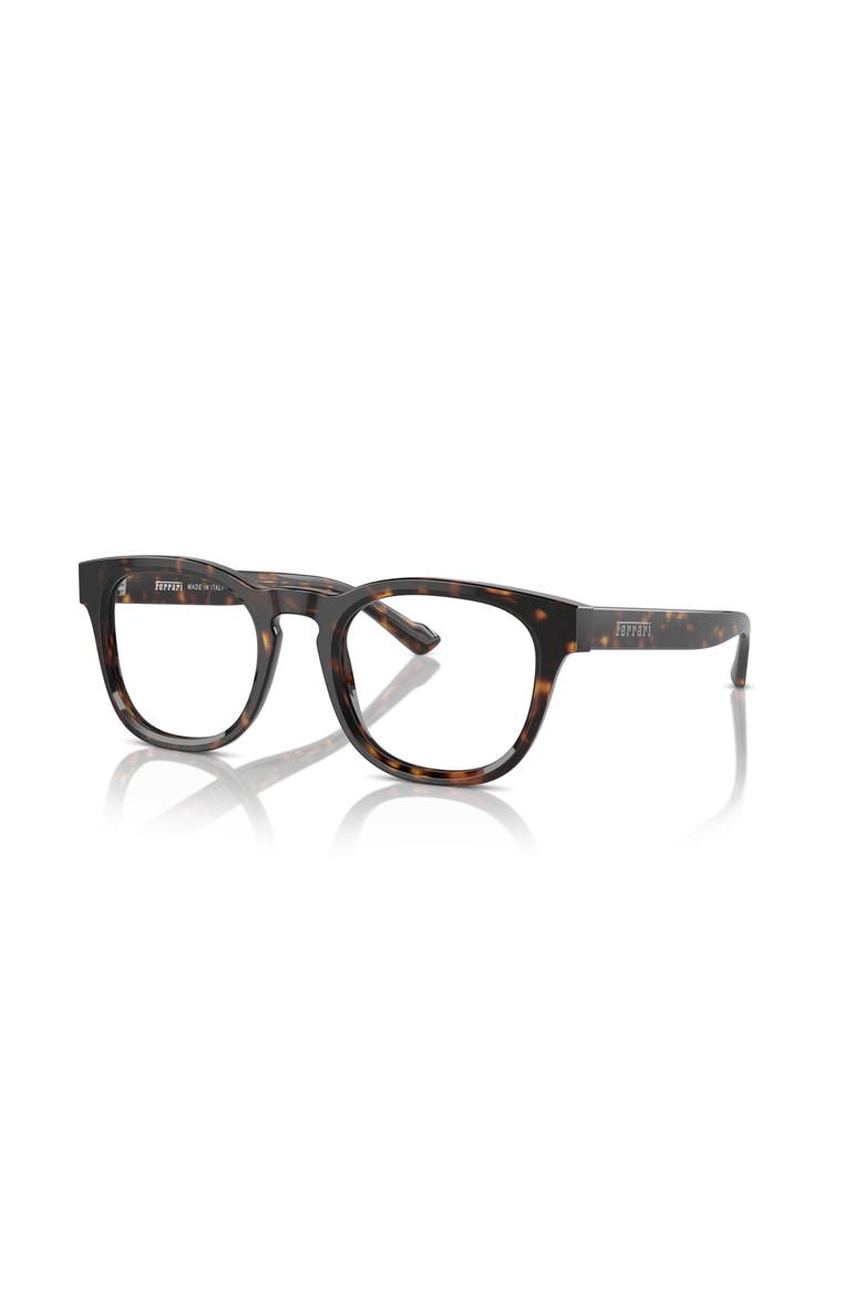 51mm Round optical glasses, Main, color, Tortoise