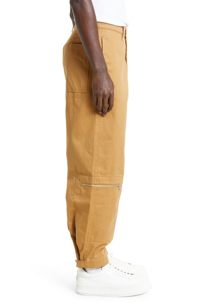 Jil Sander Cotton Cargo Pants, Alternate, color,