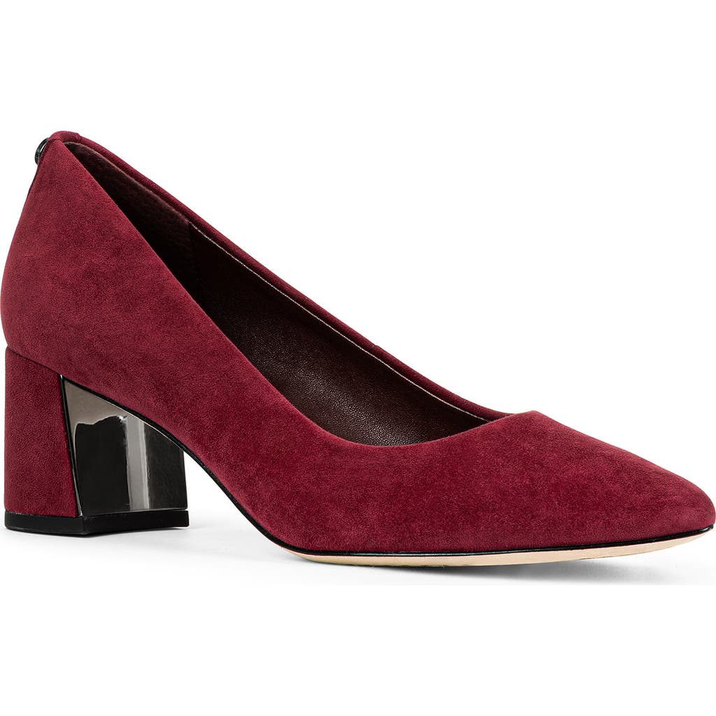 Donald Pliner Suzette Pointed Toe Pump In Burgundy