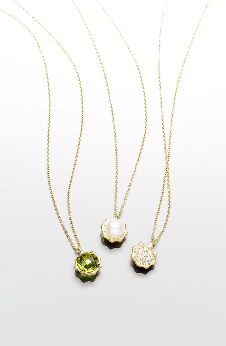 Carelle 'January' Birthstone Pendant Necklace, Alternate, color, 