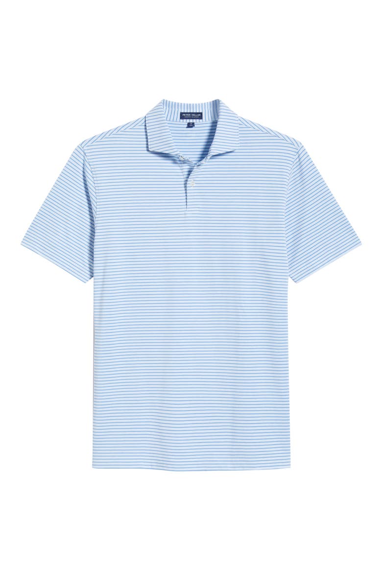 Crown Crafted Albatross Pima Cotton Blend Polo, Alternate, color, BLUE BRISK