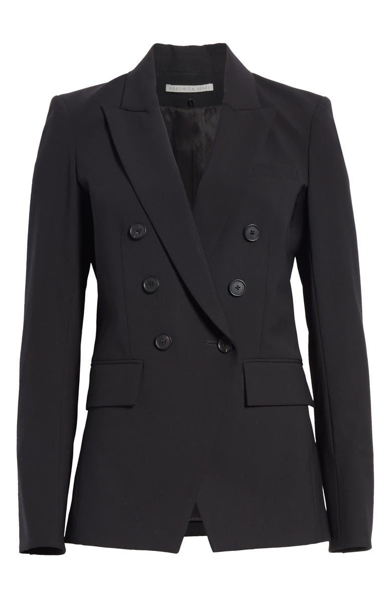 Veronica Beard Matteo Double Breasted Dickey Blazer, Alternate, color, 