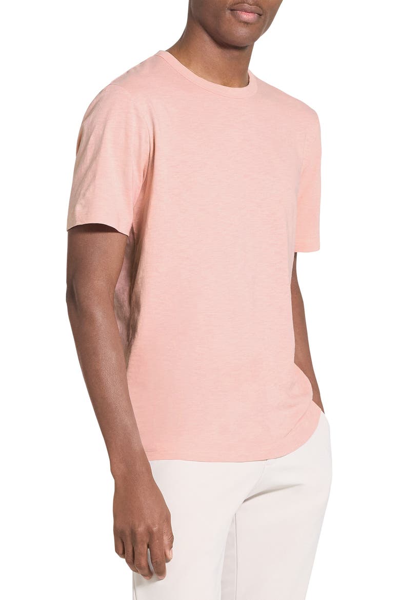 Essential in Cosmos Slub Cotton Tee, Alternate, color, CHALK PINK