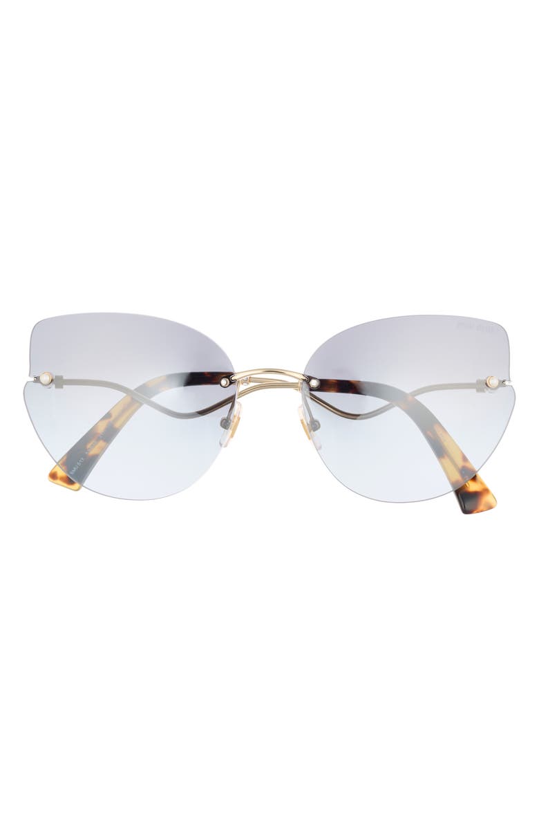 Miu Miu 63mm Butterfly Sunglasses, Main, color, 