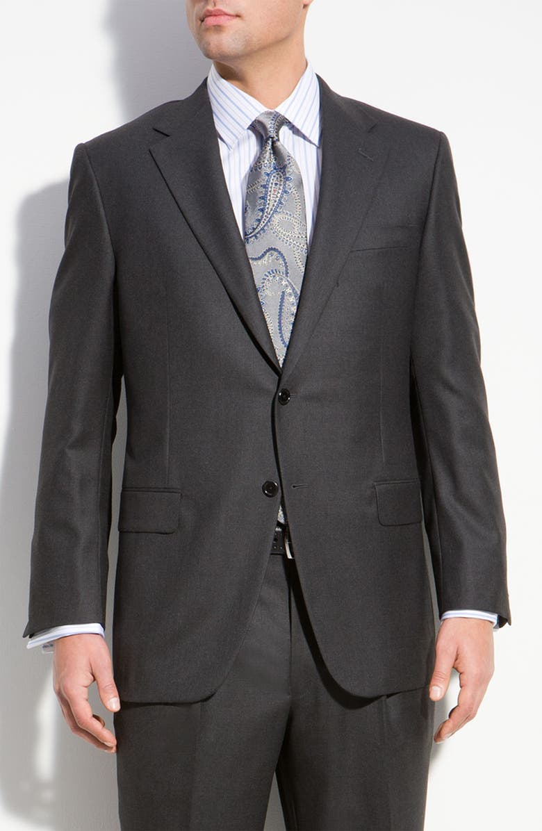 Hickey Freeman A Fit Wool Suit, Main, color, 