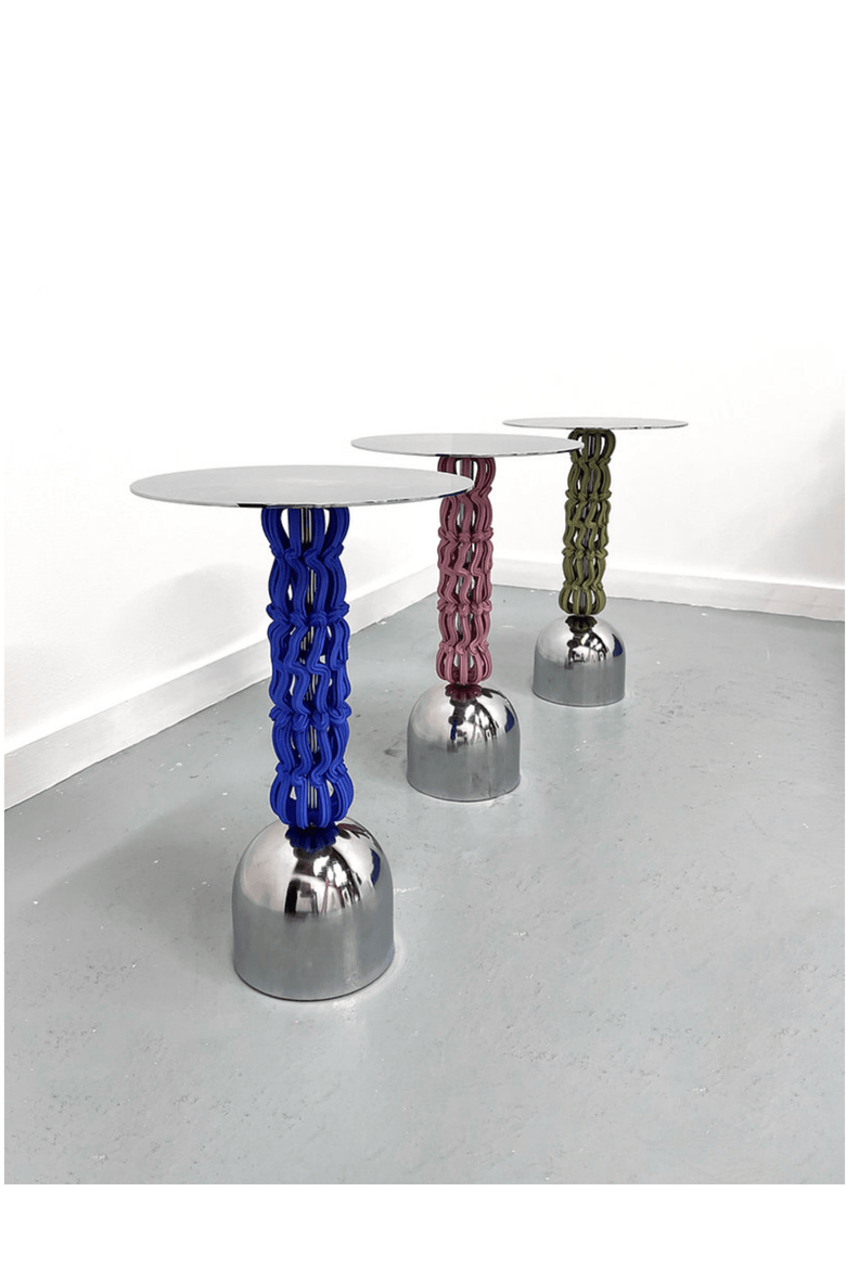 Frosting Martini Table, Alternate, color, Green