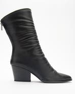 Prologue Shoes Laval Back-Zip Block Heel Boot