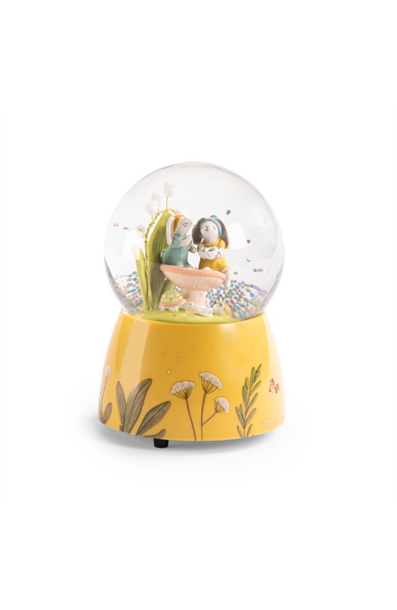 Moulin Roty Musical snow globe Three Little Rabbits, Main, color, 
