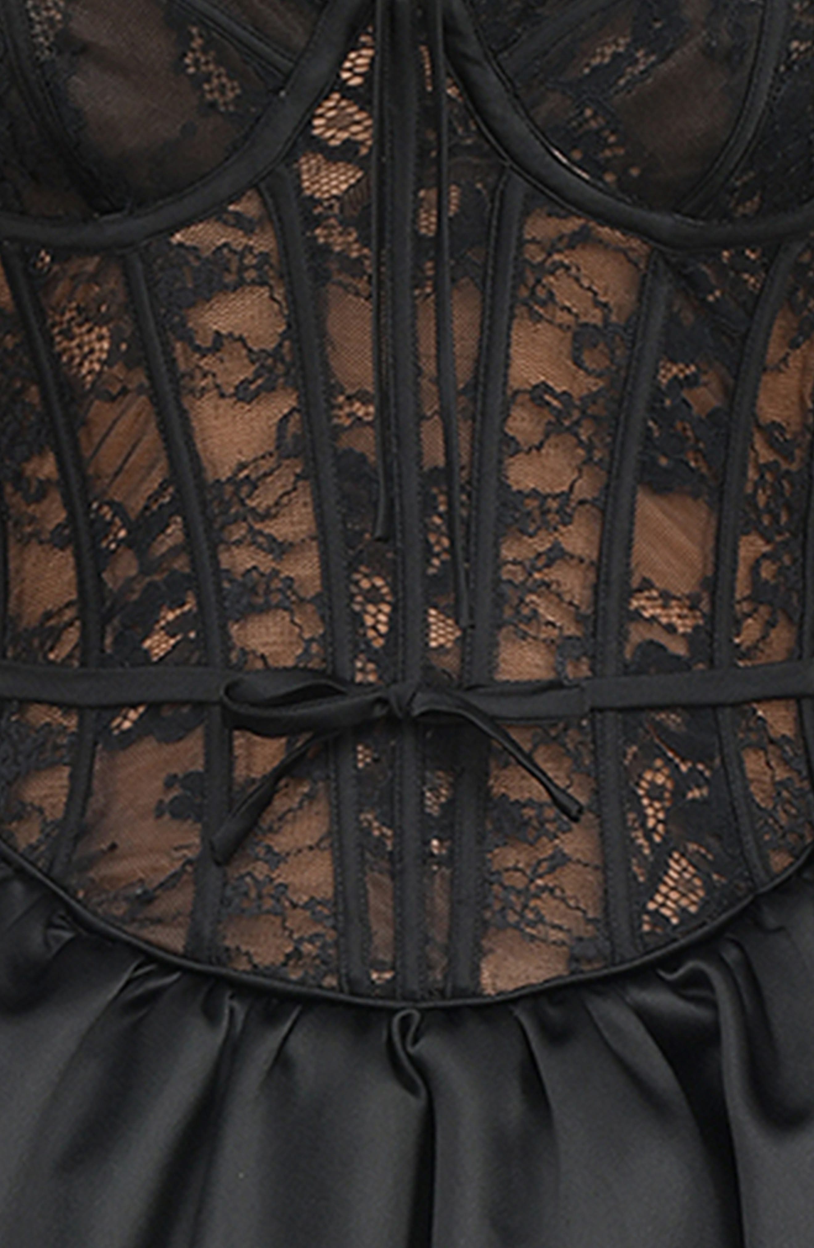 lace micro mini and bolero dress set Flora Lace Bolero