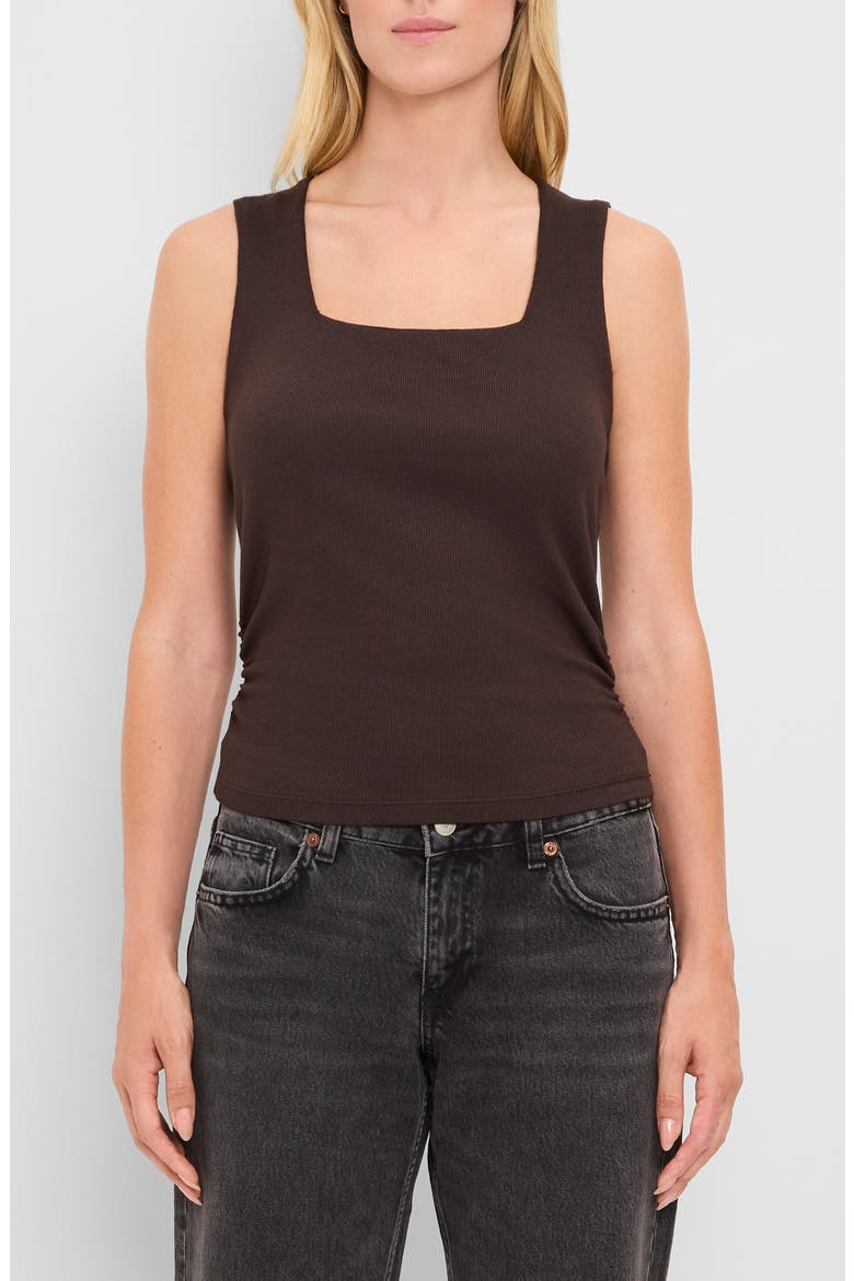 Maribel Square Neck Tank, Main, color, JAVA