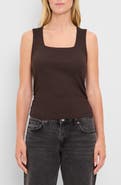 Michael Stars Maribel Square Neck Tank