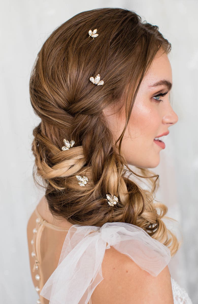 Brides & Hairpins Heo Set of 5 Hair Pins, Alternate, color, Silver