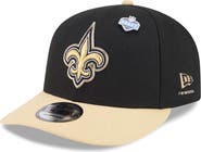 New Era Men's New Era Black/Gold New Orleans Saints 2026 NFL Draft On Stage Pre-Curved 9FIFTY Snapback Hat
