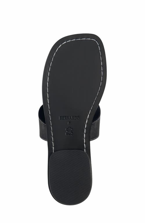 Bernardo1946 Footwear Agora Thong Sandal In Black