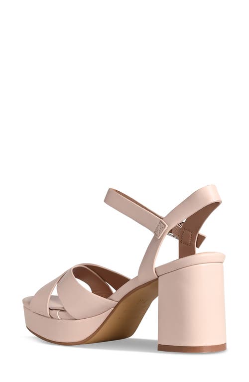 Touch Ups Toby Ankle Strap Platform Sandal In Pink