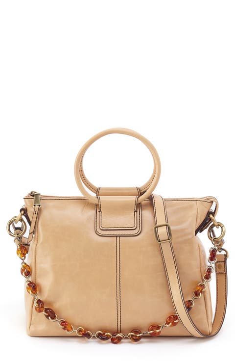 Medium Sheila Leather Satchel
